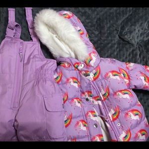 Infant snow suit and coat